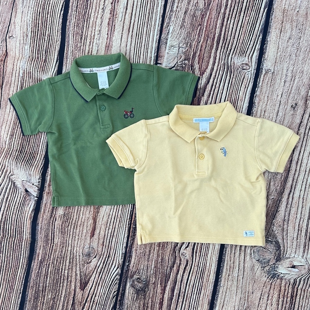 Green and Yellow Baby boy Polo Shirts